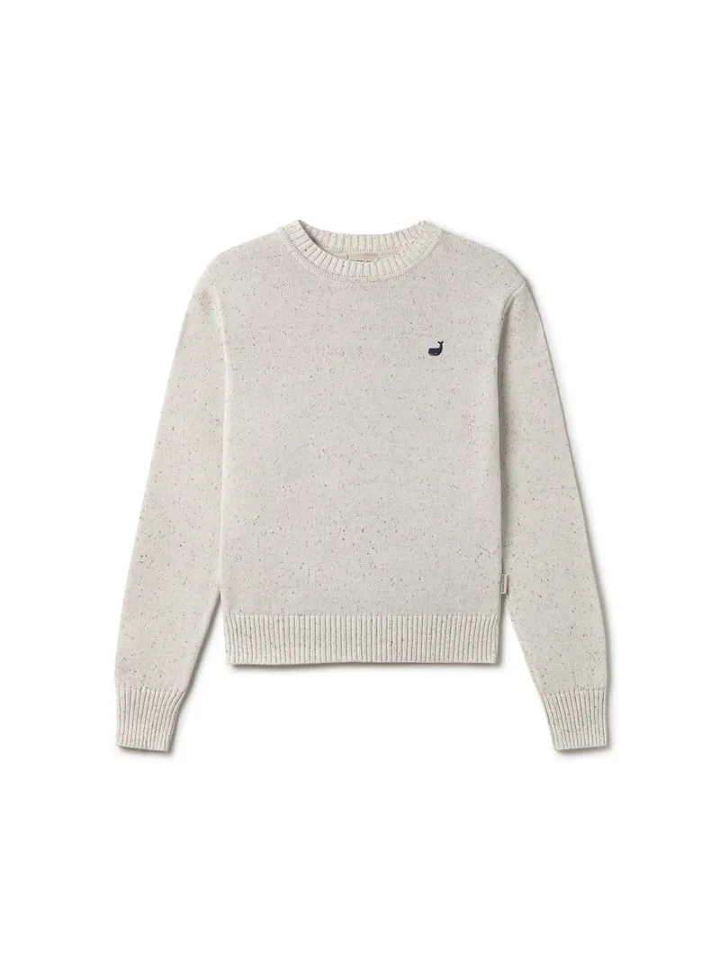 TWOTHIRDS TWOTHIRDS Damen vegan Strickpullover Wando Ecru Mehrfarbige Noppen, Weiß, – Produktbild 2 von 2