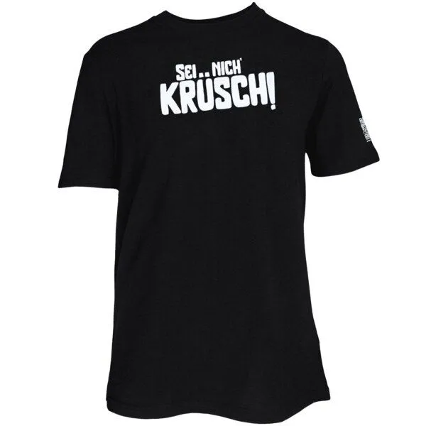 Spirit of Hamburg Spirit of Hamburg Biobaumwoll T-Shirt mit Spruch SEI NICH‘ KRÜSCH!, Schwarz, – Produktbild 1 von 3