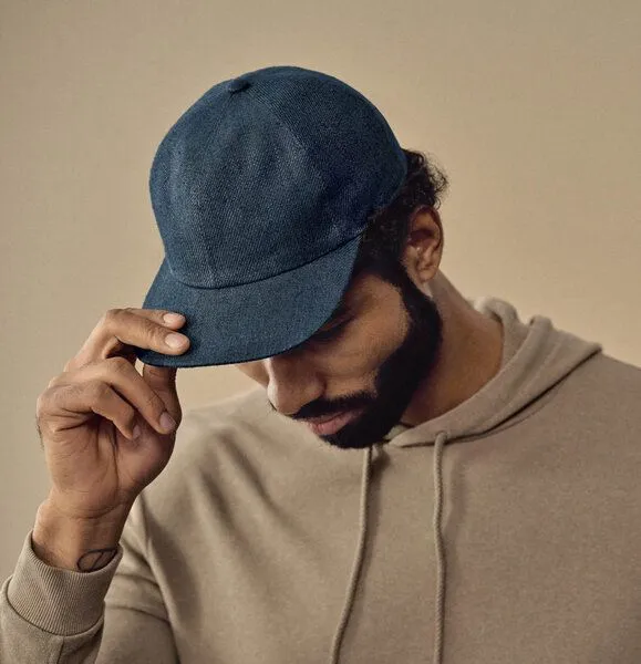 HempAge HempAge Basecap aus 100% Hanf, Navy-5 blau, – Produktbild 1 von 3