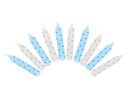 Goki goki Geburtstagskerzen-Set 10 Stück blau Höhe 10 cm, Durchmesser 13 mm – Produktbild 1 von 1