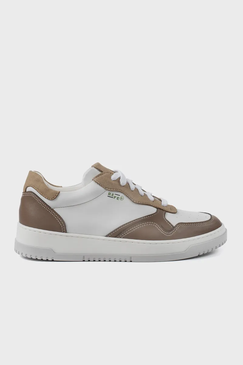 Risorse Future Risorse Future Herren vegan Sneaker Wave Taupe/Haselnuss, Beige, – Produktbild 1 von 2