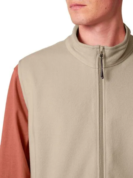 YTWOO YTWOO Herren ärmellose Basic Fleecejacke aus 100% recyceltem Polyester, Wüstensand, – Produktbild 3 von 3