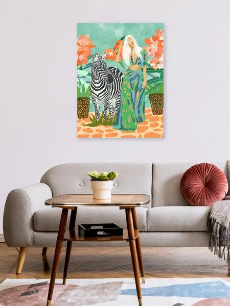 Photocircle Photocircle Poster / Leinwandbild - Never Change Your Stripes – Produktbild 2 von 4