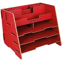 WERKHAUS WERKHAUS Schreibtisch Organizer, Rot, – Produktbild 1 von 1