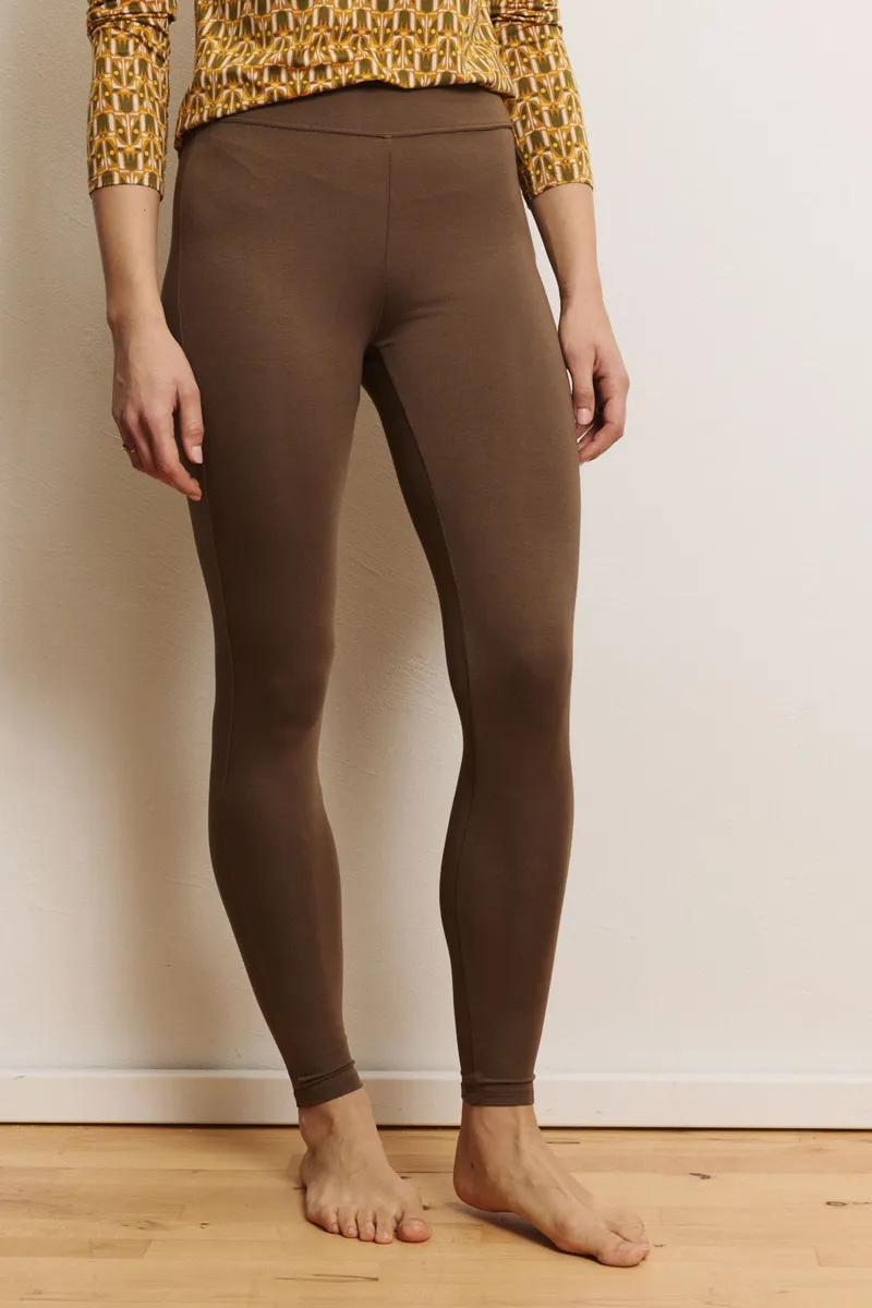 Tranquillo Tranquillo Leggings Tinaa aus Viskose, Taupe, – Produktbild 2 von 5