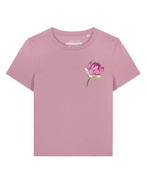 watapparel watapparel T-Shirt Frauen Blume, Lilac dream, – Produktbild 1 von 2