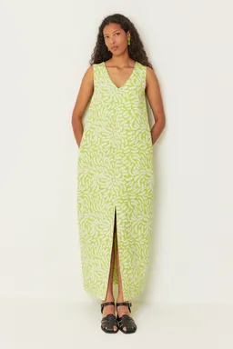 SKFK SKFK Damen vegan Kleid Gabriela Grün – Produktbild 1 von 1