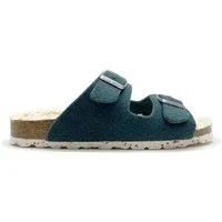 thies Vegane "thies ® Recycled Plush PET Bio Sandale" aus rec. PET & Biobaumwolle, Olive (grün), – Produktbild 1 von 1