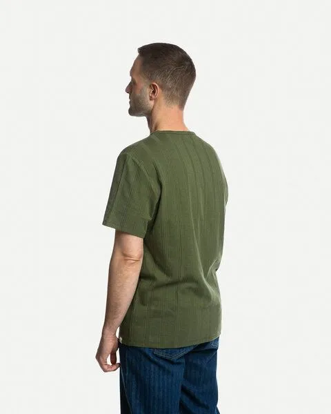 MATONA Matona T-Shirt | Shortsleeve Rib T-Shirt | aus Baumwolle, Bronze green, – Produktbild 2 von 3