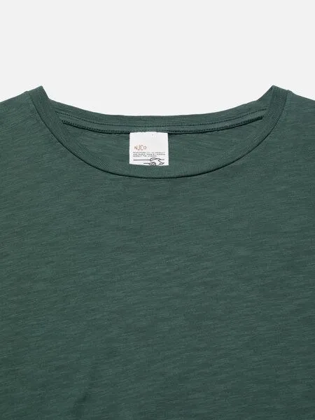 Nudie Jeans Nudie Jeans Herren T-Shirt "Roffe", Dark green (grün), – Produktbild 3 von 4