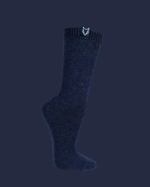 VEROIKON VEROIKON Merino-Socken warme Pfoten, Jeansblau, – Produktbild 2 von 2