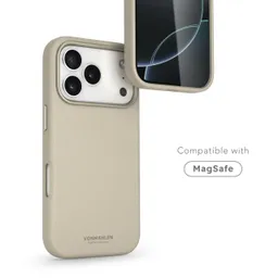VONMÄHLEN Vonmählen Vegan Leder Case für iPhone 17 Pro Max Cream iPhone 17 Pro Max Lederimitat – Produktbild 1 von 1