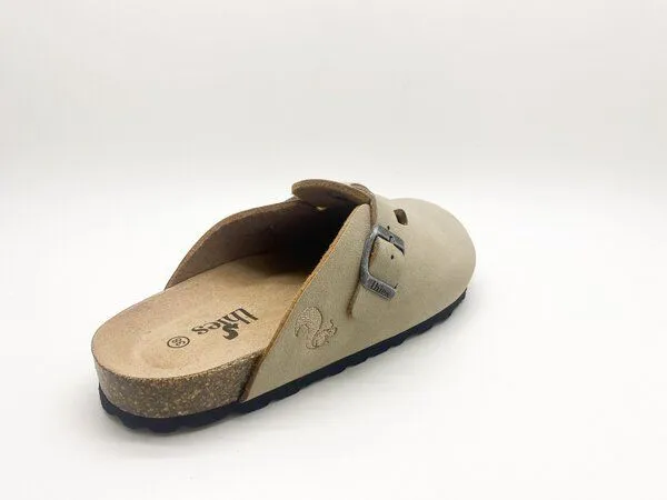 thies Vegane thies Eco Bio Clogs Men, Stone (beige), – Produktbild 3 von 4