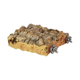 Kork-Deko Kork-Deko Großes Vogel-Sitzbrettchen aus Naturkork-Rinde – Produktbild 1 von 1