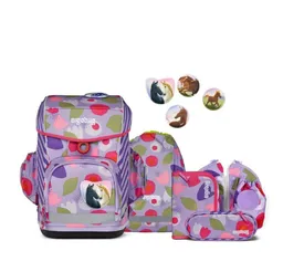Ergobag Ergobag Schulranzen Cubo Light (5tlg., inkl. Federmäppchen, Schlamperrolle, Sportbeutel und Kletties) – Produktbild 1 von 1