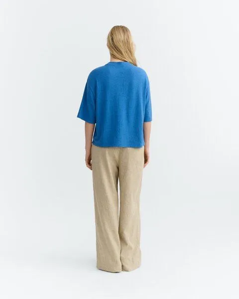 thinking mu thinking mu Hanf T-Shirt Modell: Lena, Light cobalt (blau), – Produktbild 4 von 4