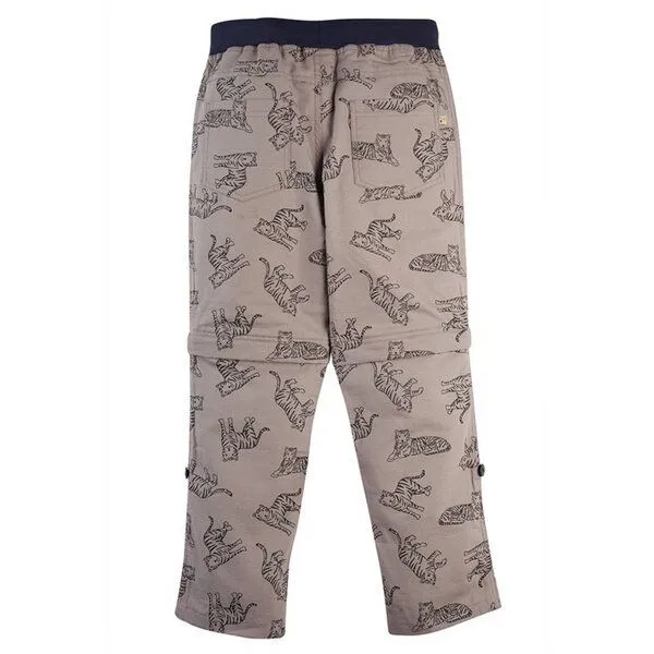 Frugi Frugi Baumwollhose Tyler Ripstop Combats in grau mit Tigerprint – Produktbild 2 von 2