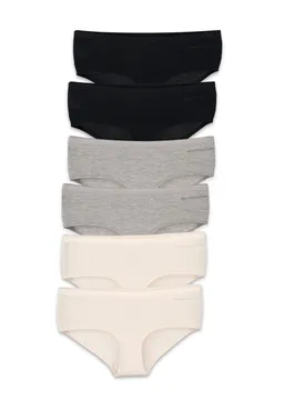 ORGANICATION ORGANICATION Damen vegan Karinna | Hipster Aus Bio-Baumwolle Und Tencel™ Modal-Mix Im 6er-Pack – Produktbild 1 von 1