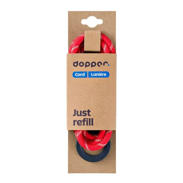 Dopper Dopper Cord - Tragegurt für Dopper-Flaschen, Silver red, – Produktbild 4 von 4