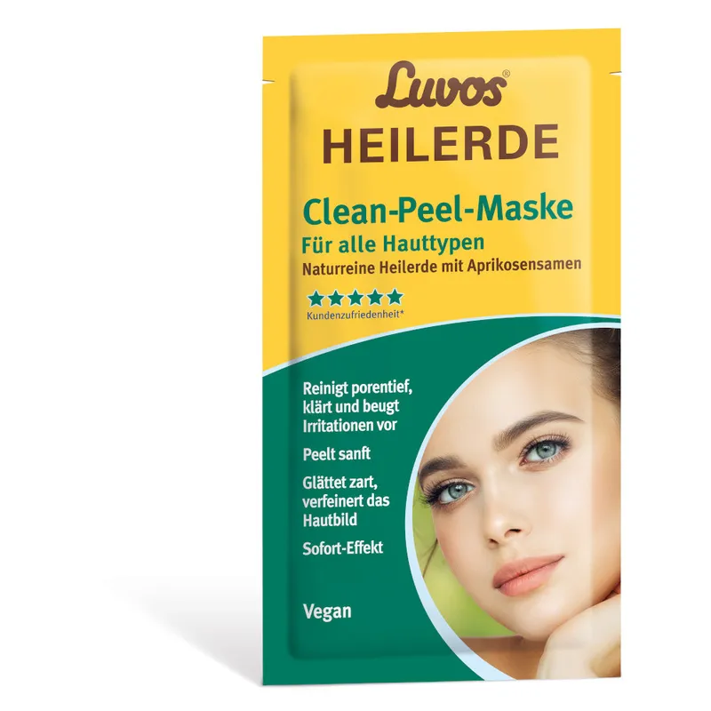 Heilerde-Gesellschaft Luvos Just Heilerde-Gesellschaft Luvos Just Luvos HEILERDE Clean-Peel-Maske 2X7.5 ml Gesichtsmaske – Produktbild 1 von 1