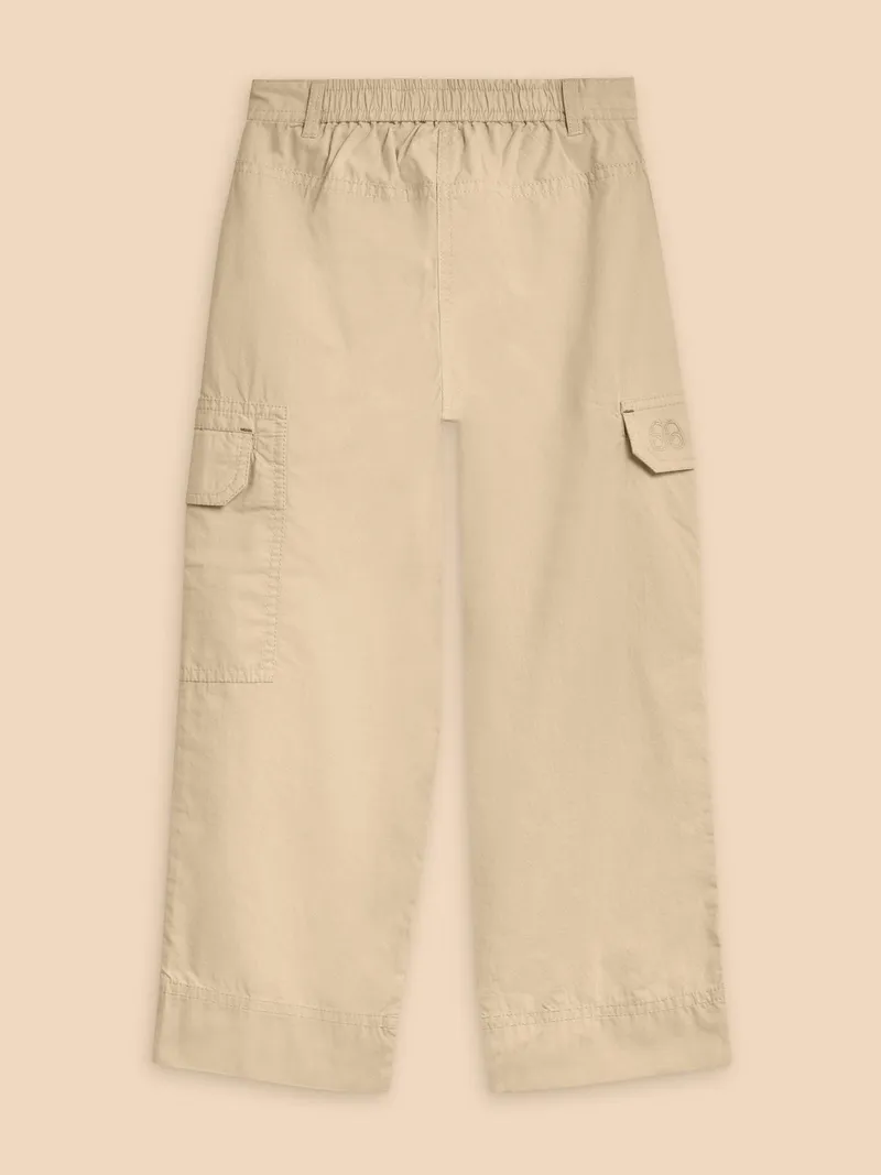 White Stuff Pantalon cargo Colette - 9-10, Natur, – Produktbild 3 von 3