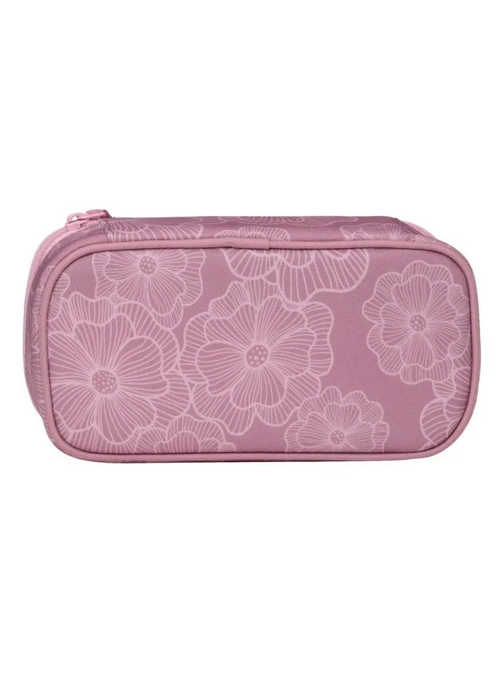 Satch Satch Federmäppchen Schlamperbox, (1-tlg), inklusive Geodreieck und Stundenplan, Rosa, – Produktbild 2 von 4