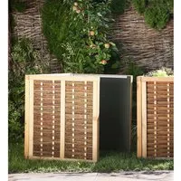 Hochbeet aus Kiefer und Weide, Bausatz B 80 x T 80 x H 80 cm, Erweiterung 3-teilig – Produktbild 1 von 1