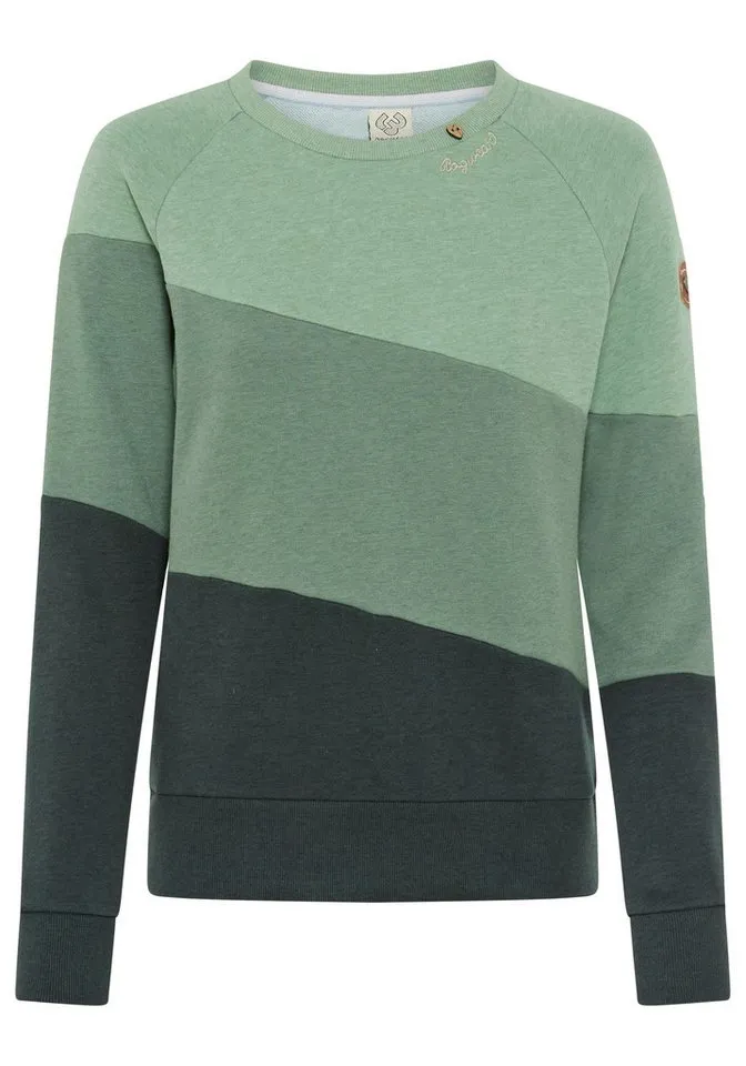 ragwear ragwear Sweater JOHANKA BLOCK in multicolor Block-Streifen, Grün, – Produktbild 5 von 5