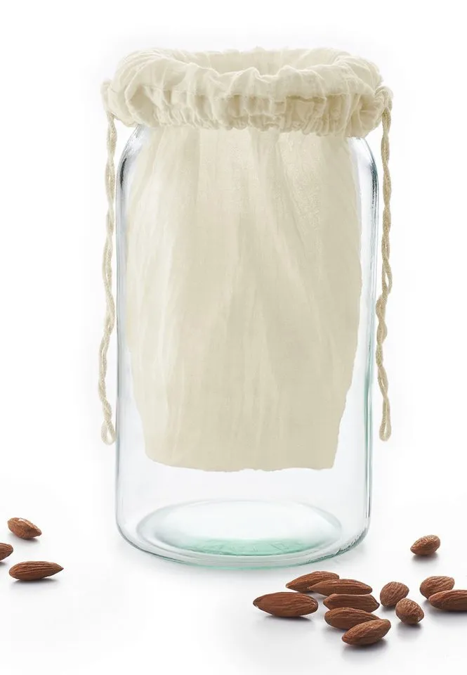 Living Crafts Living Crafts - Home Passierbeutel (100% Bio-Baumwolle), Beige, – Produktbild 2 von 3