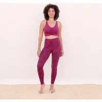 Jaya Jaya TOSCA TENCEL- Damen - High-Rise Leggings mit Allover-Nature-Print aus Tencel/Biobaumwoll-Mix mit dop-pelter Taillenpartie – Produktbild 1 von 1