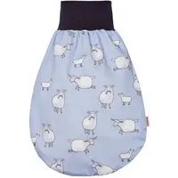 Cotonea Cotonea Bio Strampelsack mit Flanell-Futter, Design: schäfchen (blau), – Produktbild 1 von 1