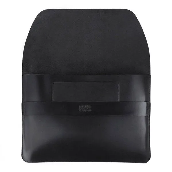 Buckle & Seam Buckle & Seam Leder Laptop Sleeve Terra 13 Zoll, Schwarz, – Produktbild 4 von 4