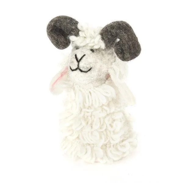 short'n'pietz short'n'pietz Steinbock als Filz Eierwärmer, Weiss grau, – Produktbild 1 von 1