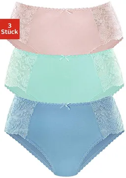 petite fleur by Lascana Hüftslip blau, rosa, mint – Produktbild 1 von 1