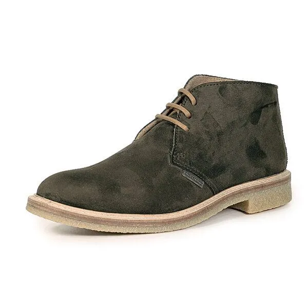 Fairticken Fairticken Vegane Desert Boots Alentejo mit leichter Fütterung in "Suede" Optik, Grün, – Produktbild 2 von 4