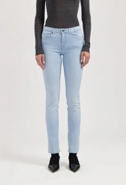 MUD Jeans MUD Jeans Damen Jeans Slim Fit "Faye - Sunny Stone", Blue, – Produktbild 3 von 3