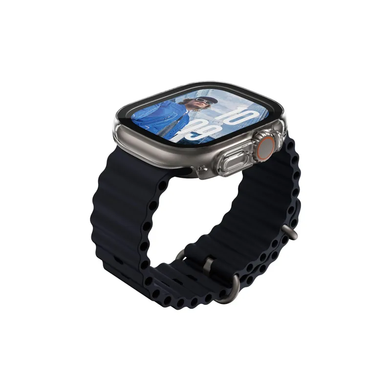 PanzerGlass PanzerGlass Snappie - Clear Edition - Stoßstange für Smartwatch - vollständig, schlank - gehärtetes Glas (Mikroriss2023) – Produktbild 1 von 1
