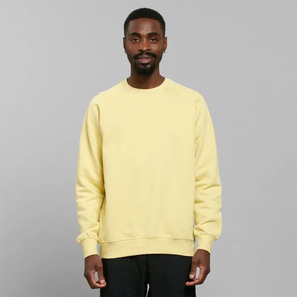 Dedicated DEDICATED Sweatshirt Malmoe Base, Gelb, – Produktbild 1 von 4