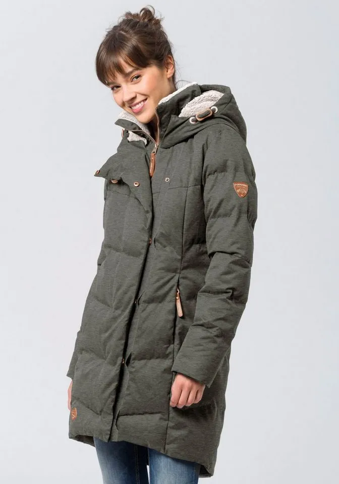 ragwear ragwear Funktionsparka PAVLA O, Grün, – Produktbild 1 von 5