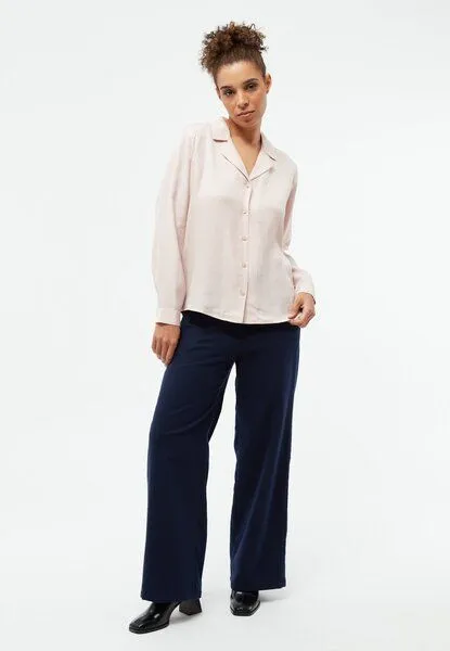 Givn Berlin Givn Berlin Bluse GBZORA aus TENCEL mit Reverskragen, Powder pink (tencel), – Produktbild 2 von 4