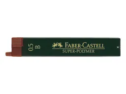 Faber-Castell 12 Faber-Castel Ersatzmine für Druckbleistifte 'Super-Polymer' 0,5 mm B – Produktbild 1 von 1