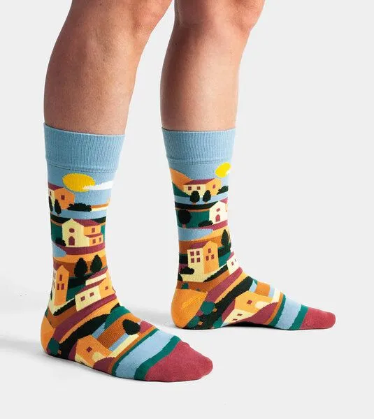 DillySocks DillySocks Socken Southern Living aus Biobaumwoll-Mix, Mehrfarbig, – Produktbild 2 von 4