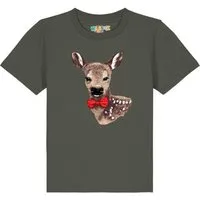 watabout kids watabout.kids T-Shirt Kinder Rehkitz, Khaki, – Produktbild 1 von 1