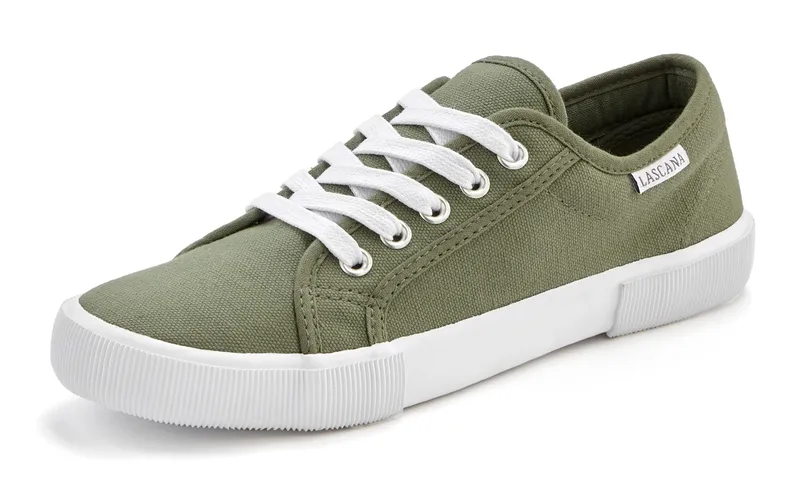 Lascana Sneaker, Olivfarben, – Produktbild 2 von 3
