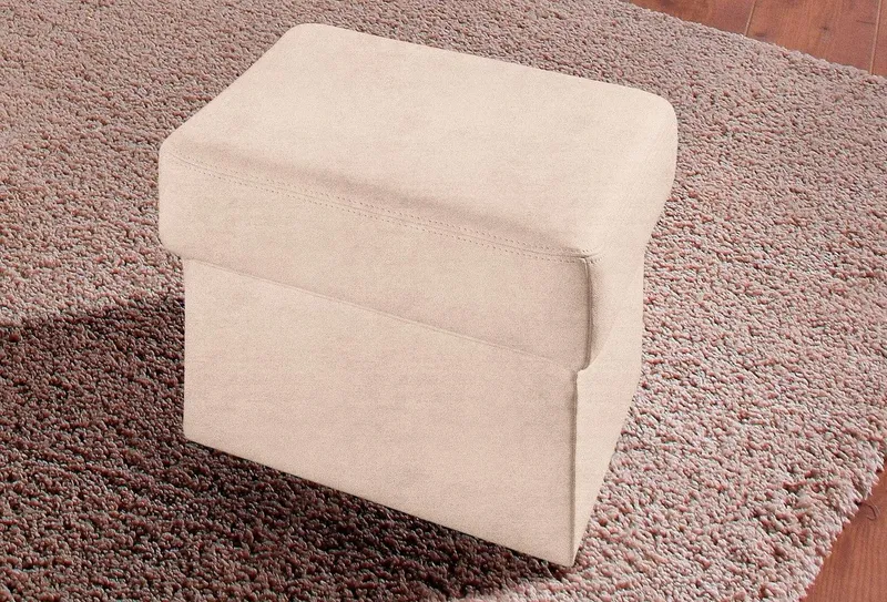 sit&more Hocker Bellevue, Beige, – Produktbild 1 von 3