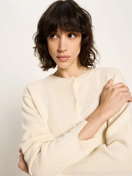 LANIUS LANIUS Boxy Strickjacke, Off white, – Produktbild 4 von 4
