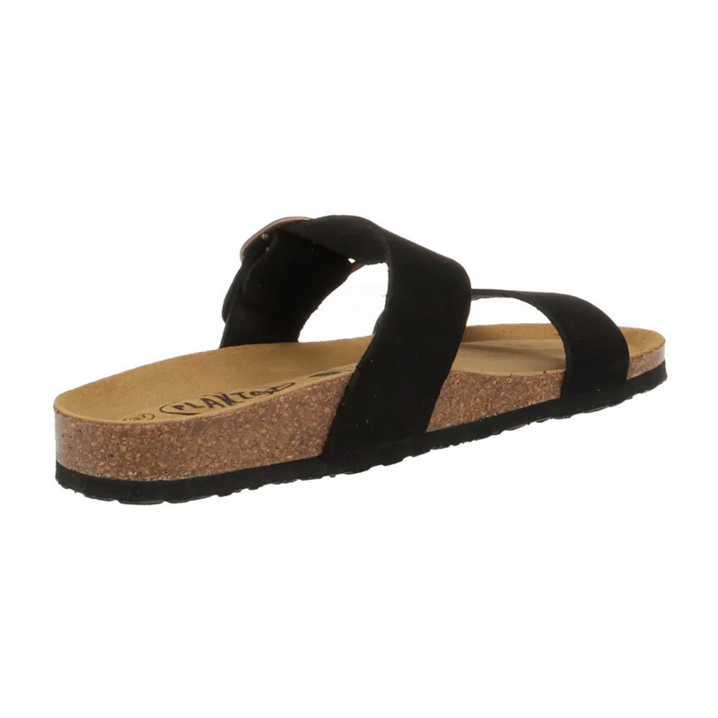 Plakton Plakton 183004 Rock Nobuck - Damen Schuhe Pantoletten - Negro für Damen, Schwarz, – Produktbild 2 von 5