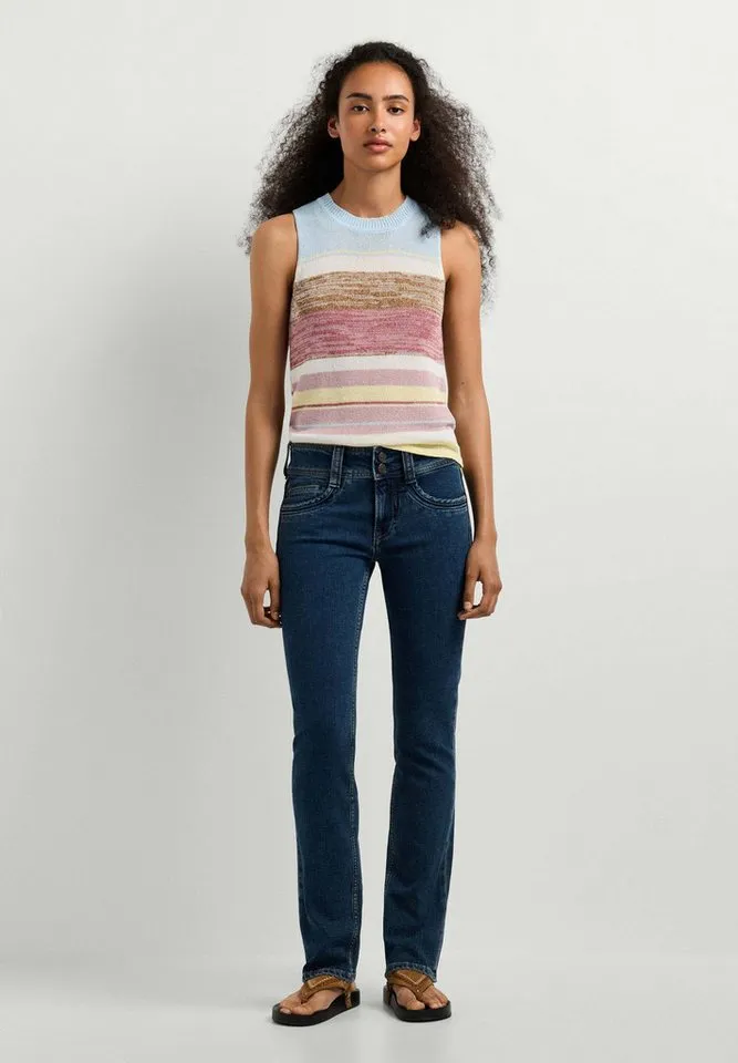 Pepe Jeans Pepe Jeans Slim-fit-Jeans schmal geschnittene Jeans SLIM JEANS MW GEN, Bunt, – Produktbild 3 von 5