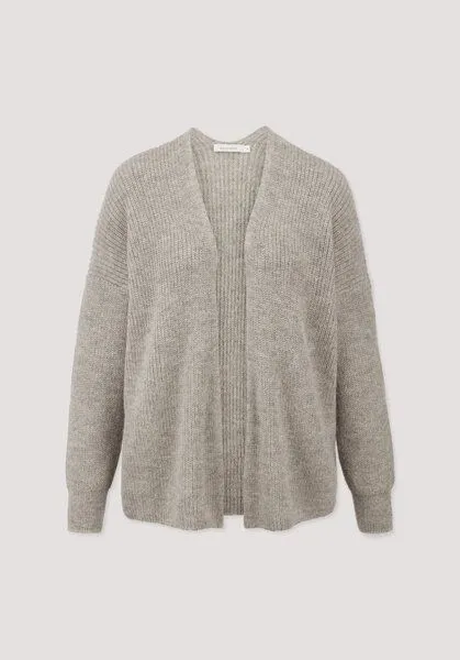 hessnatur hessnatur Strick Jacke Oversize aus reinem Alpaka, Naturgrau, – Produktbild 4 von 4