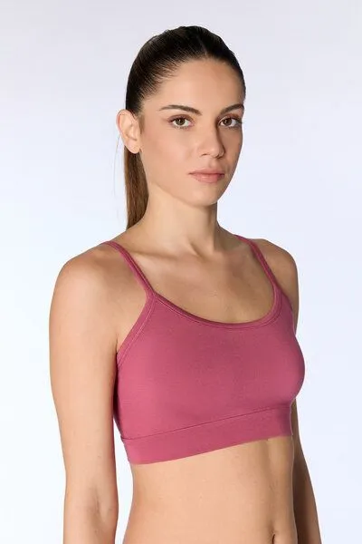 True North True North Damen Bustier aus Tencel Micromodal Bra Top T1201, Rosenwein, – Produktbild 2 von 6